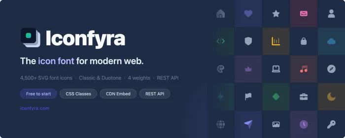 Introducing Iconfyra: The Icon Font for Modern Web