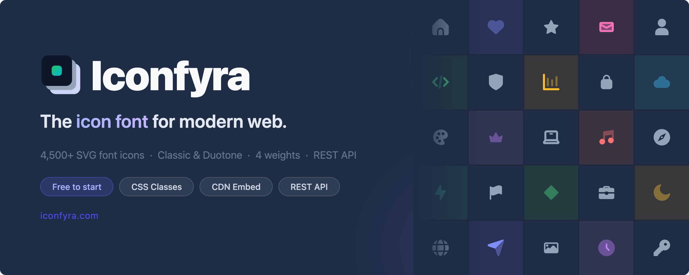 Introducing Iconfyra: The Icon Font for Modern Web